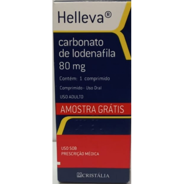 Helleva - Carbonato de Lodenafila 80mg - 1 Comprimidos